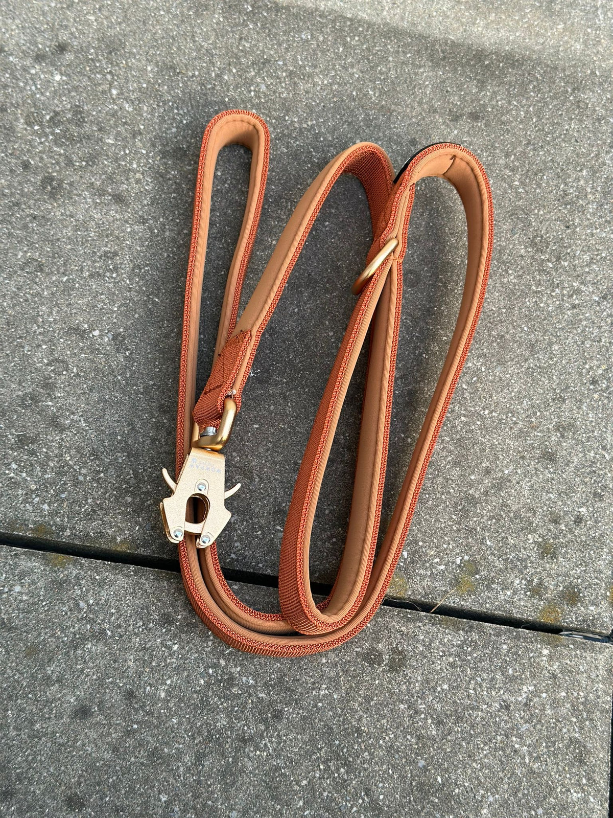 Guinzaglio tattico per cani ULTRA LIGHT XXS edizione rame – 1,5 m con mini moschettone a rana