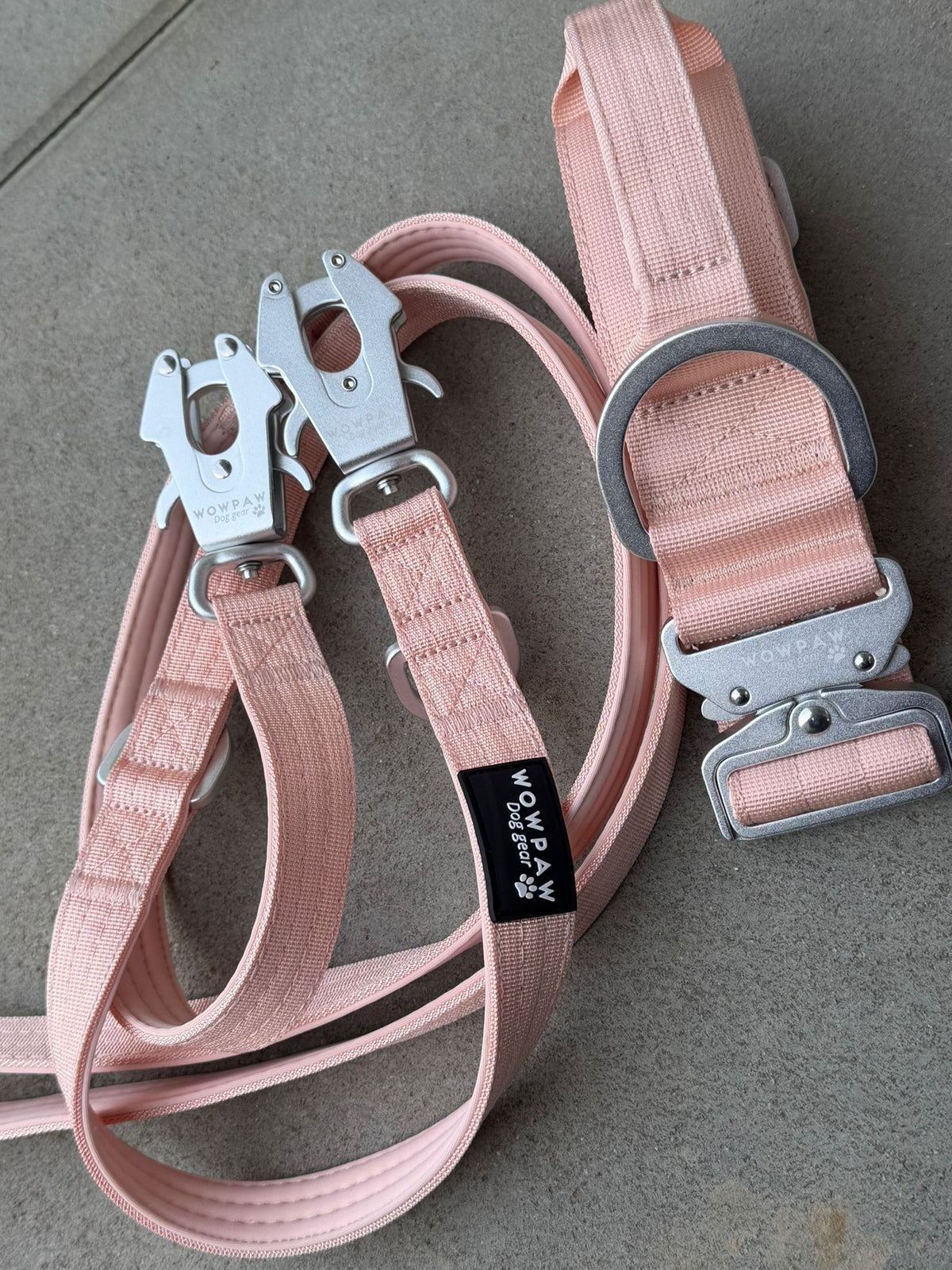 Taktisches Hundehalsband ULTRA LIGHT 5cm Peach Edition L