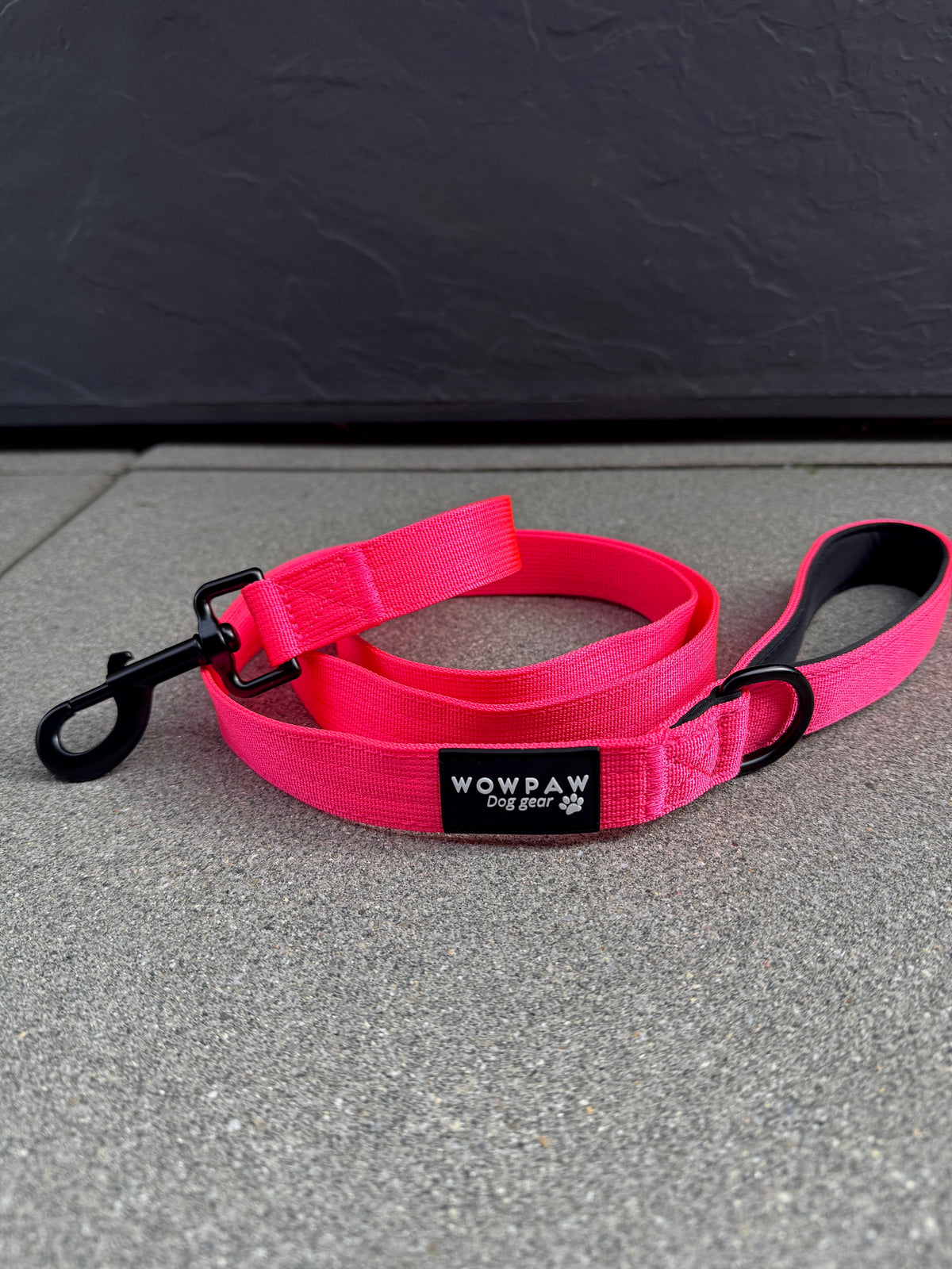 Guinzaglio standard per cani M, lunghezza 1,5m, rosa neon