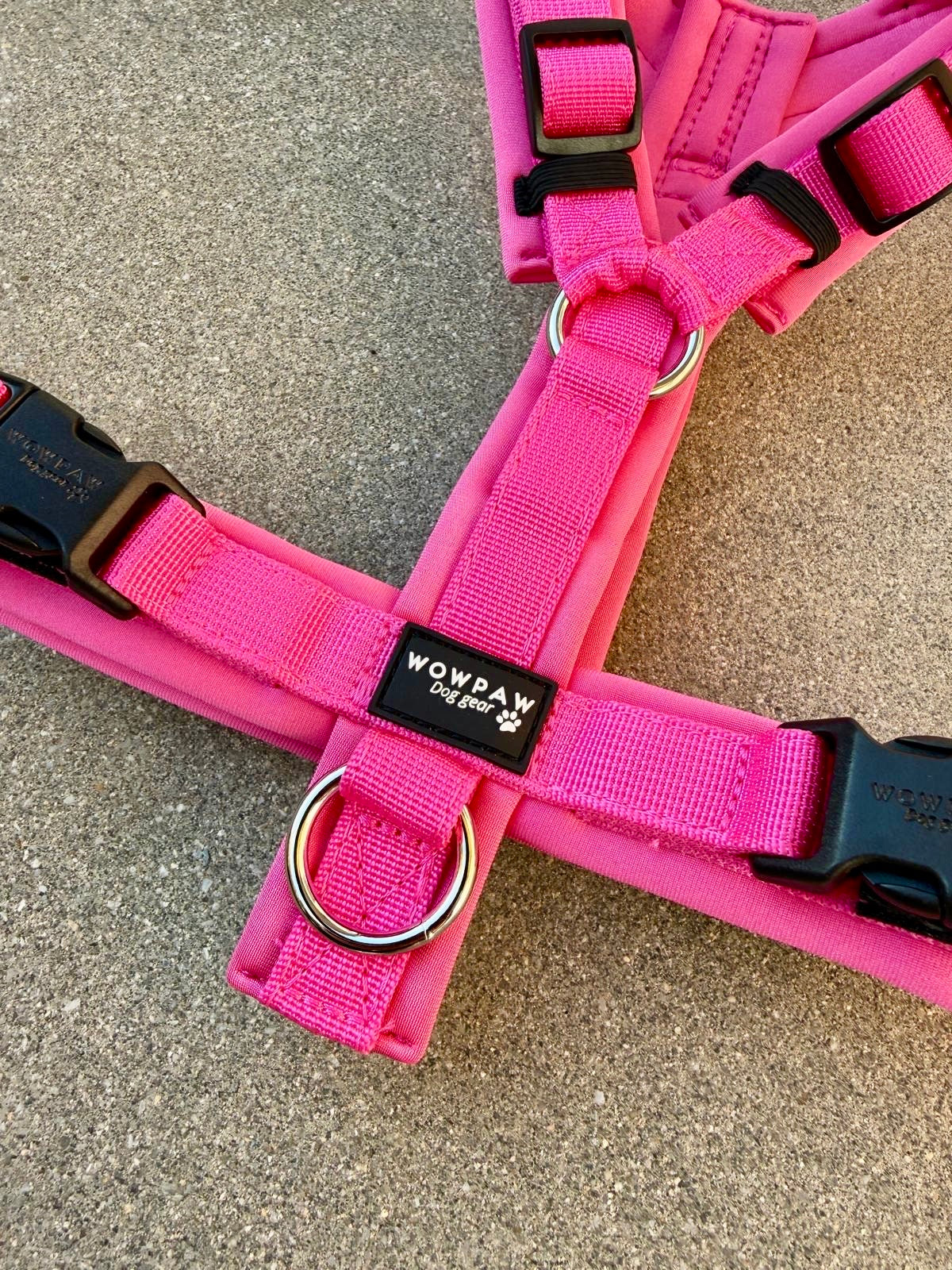 Hochwertiges Hundegeschirr FLOW Magenta Edition