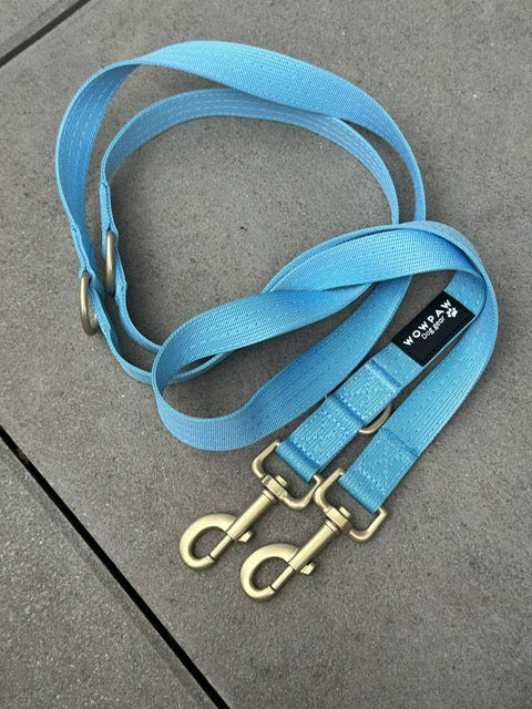 Standard Hundeleine S verstellbar Länge 2m Sky Blue Edition