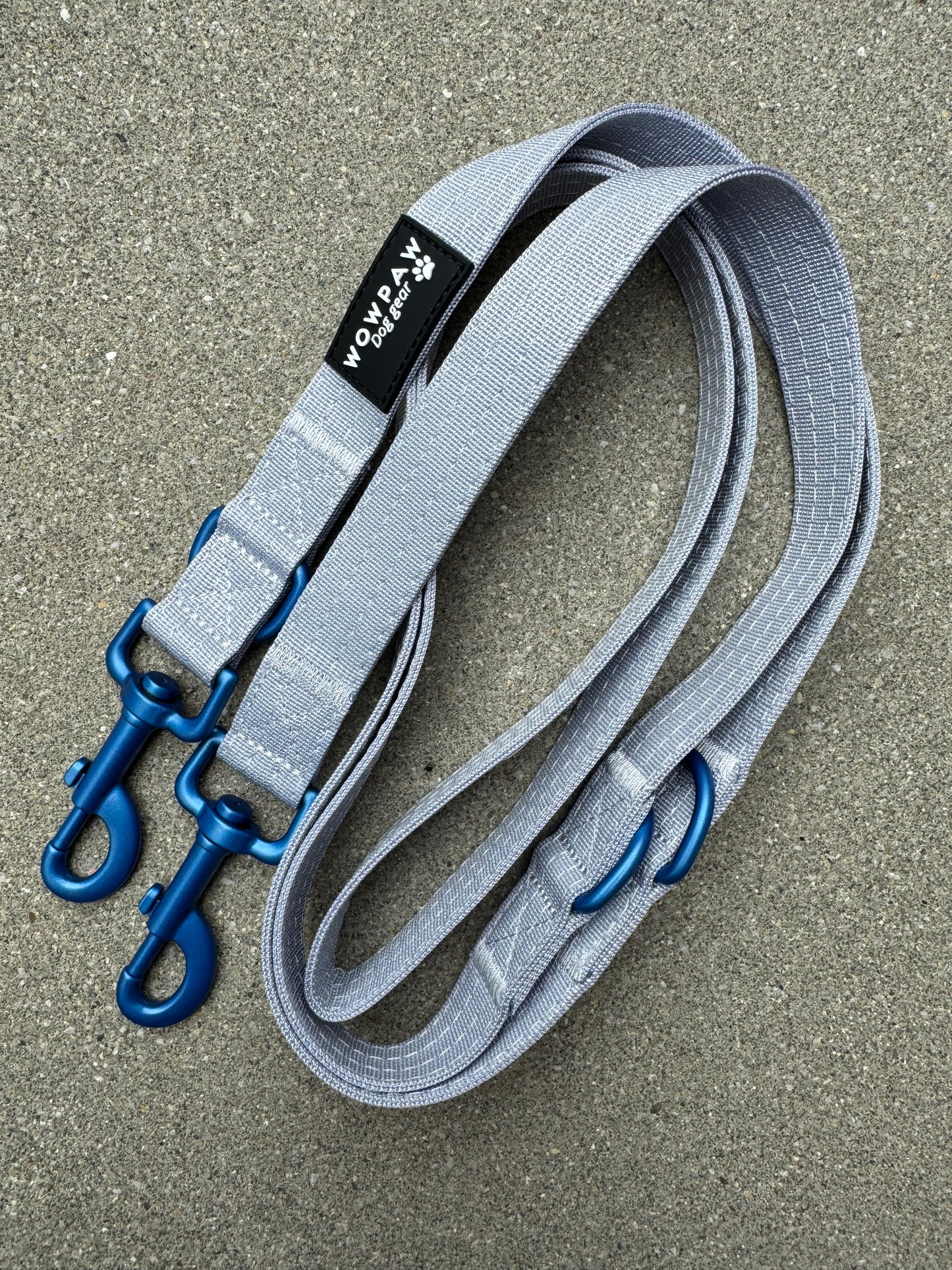 Standard Hundeleine M verstellbar Länge 2m Grey Edition