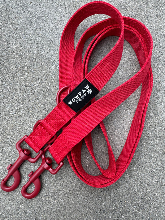 Standard Hundeleine S verstellbar Länge 2m Red Edition