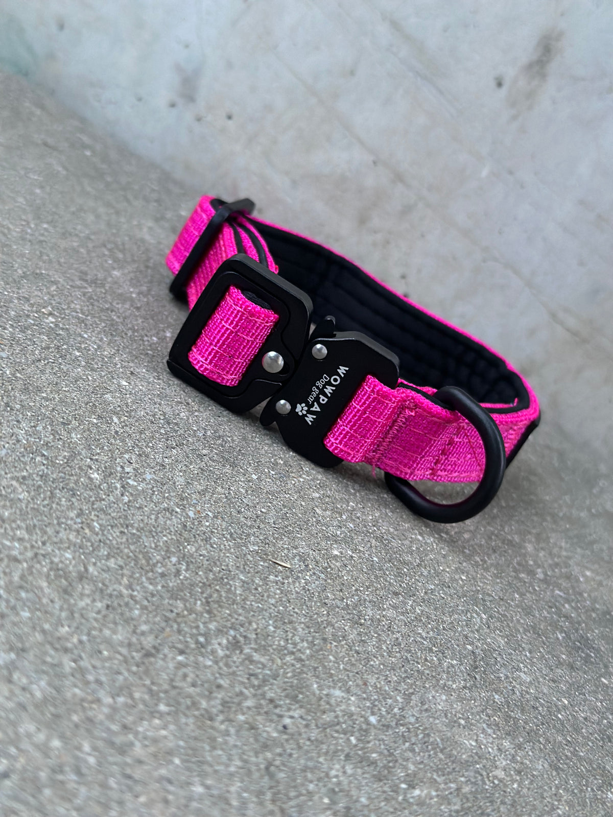 Taktisches Hundehalsband ULTRA LIGHT Magenta XXS