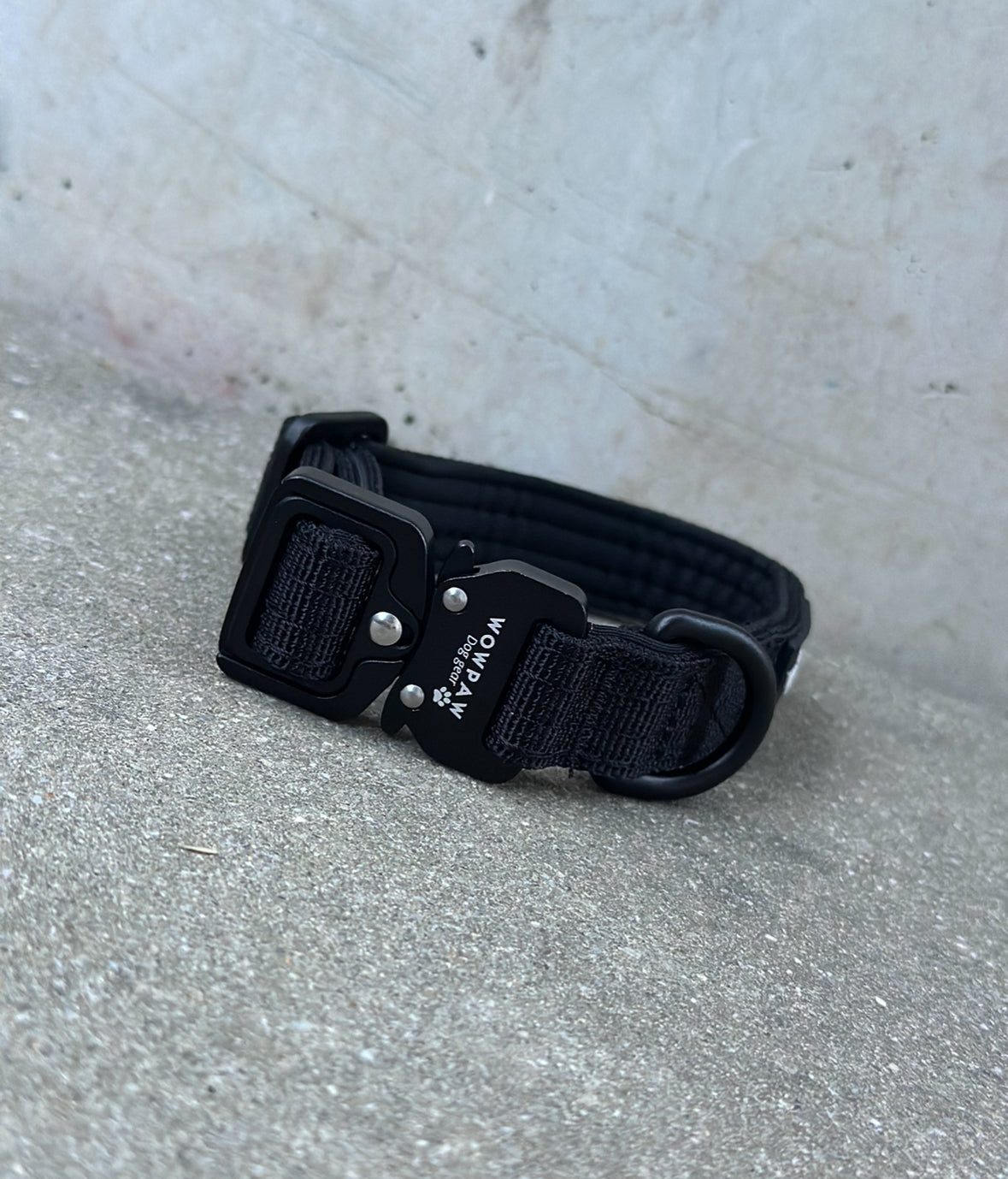 Taktisches Hundehalsband ULTRA LIGHT Schwarz XXS