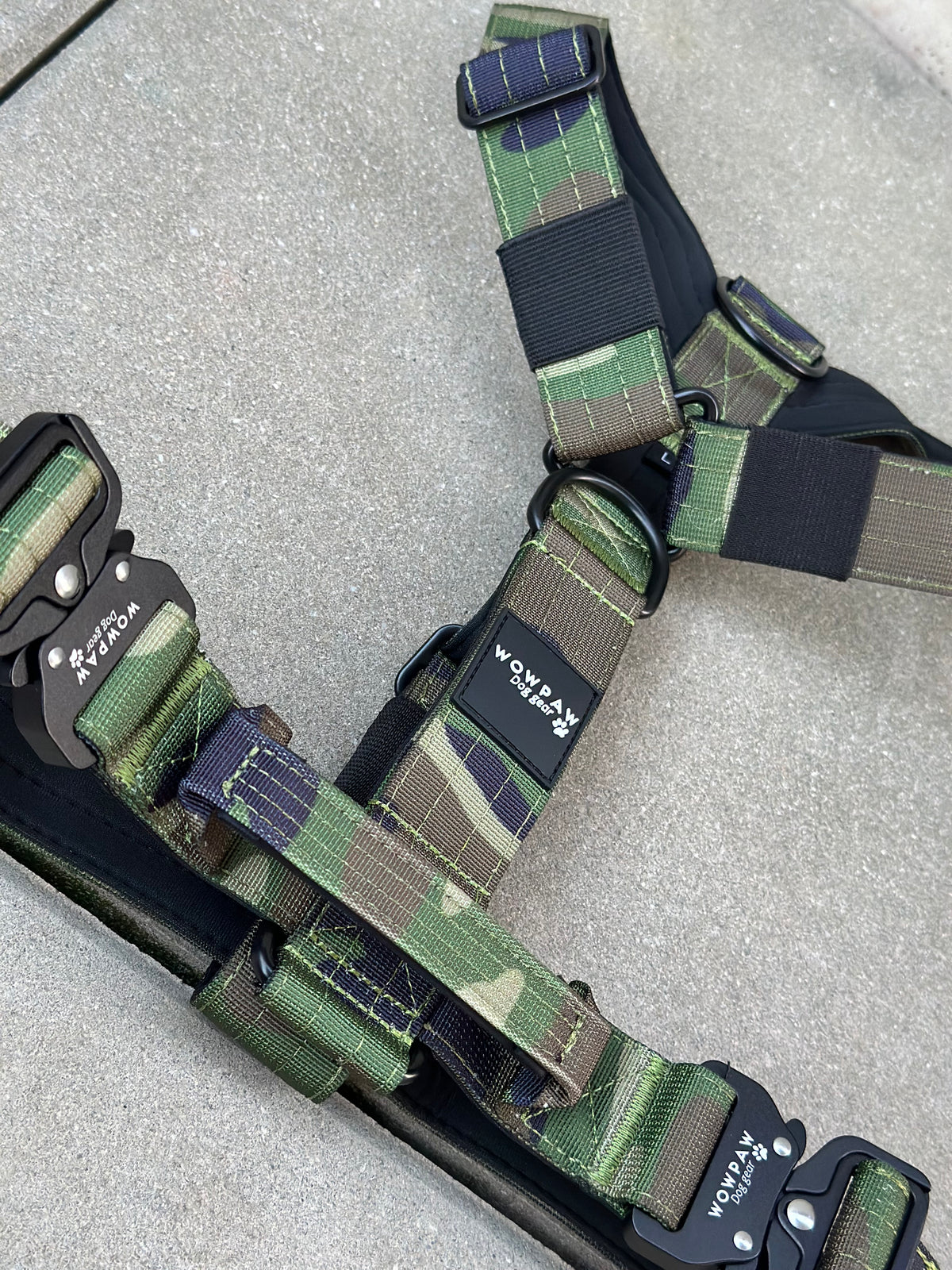 Hochwertiges Hundegeschirr S Army Green Camouflage