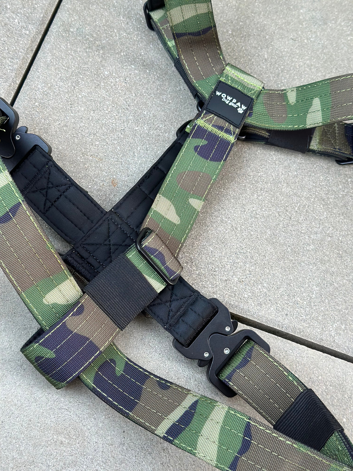 Hochwertiges Hundegeschirr S Army Green Camouflage