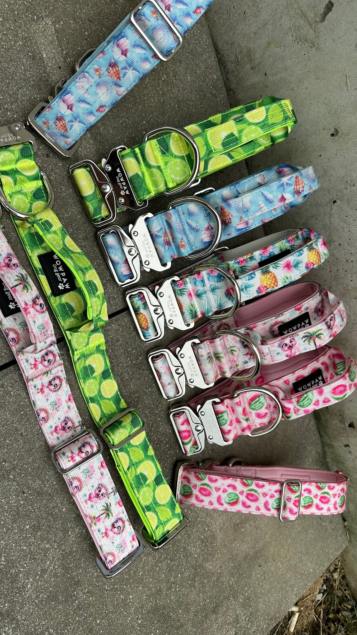 Hochwertiges taktisches Hundehalsband ANANAS LIMITIERT Größe S Breite 5cm