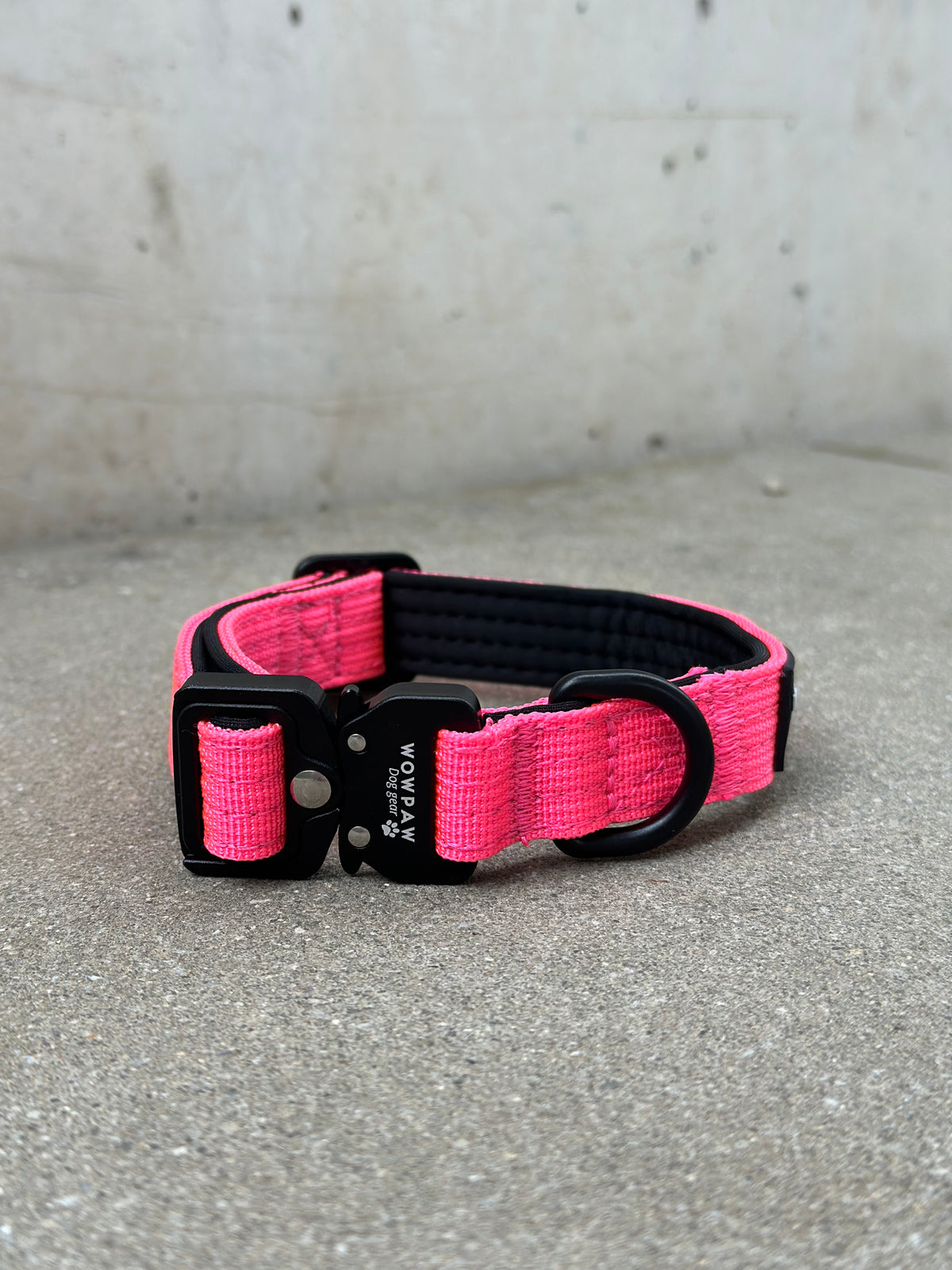 Taktisches Hundehalsband ULTRA LIGHT Neonpink XXS