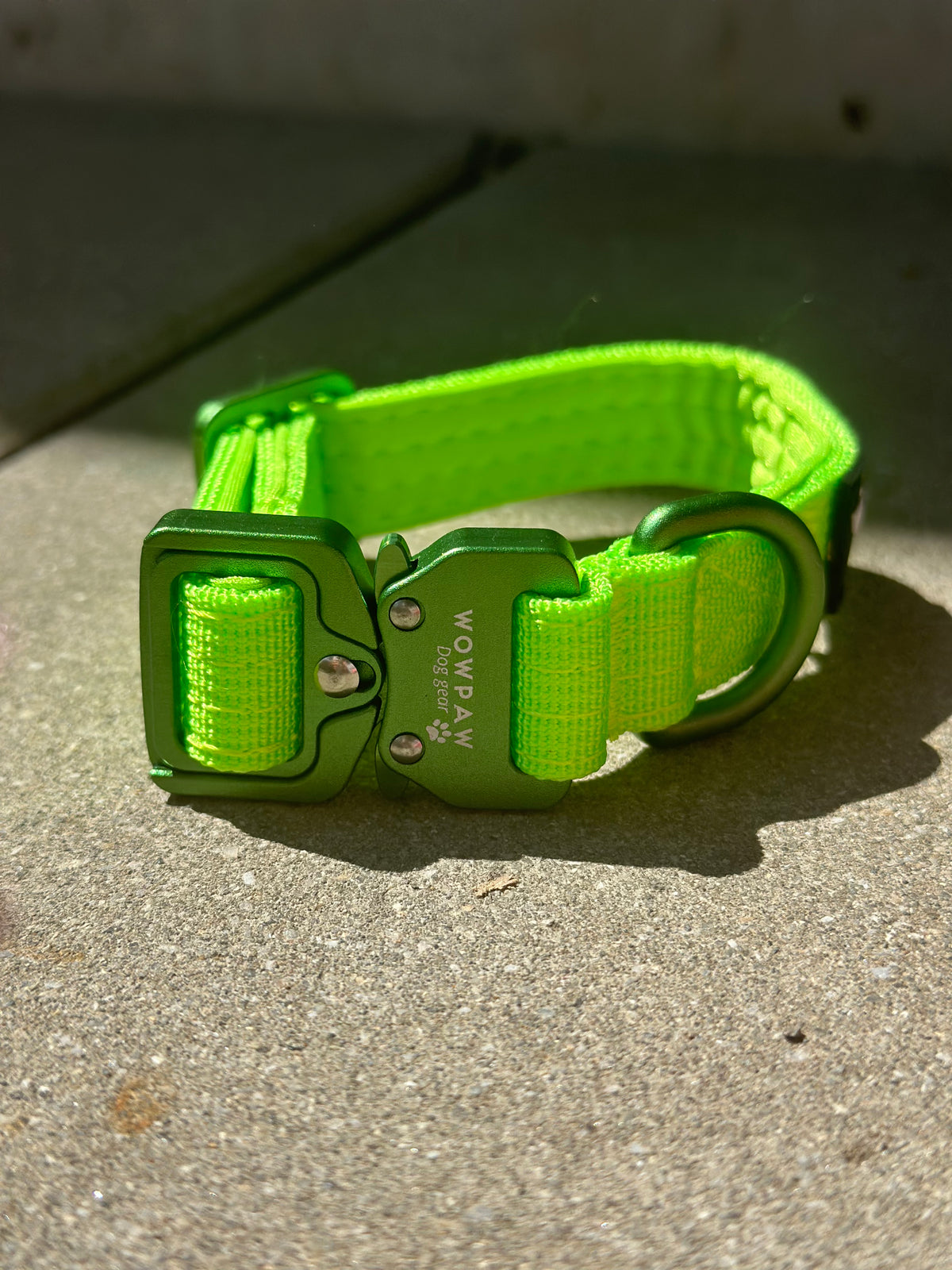 Taktisches Hundehalsband ULTRA LIGHT Neongrün Edition XXS