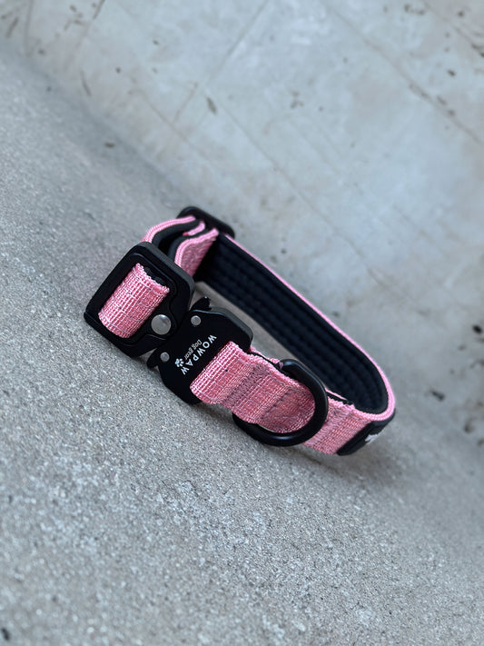 Taktisches Hundehalsband ULTRA LIGHT Rosa XXS