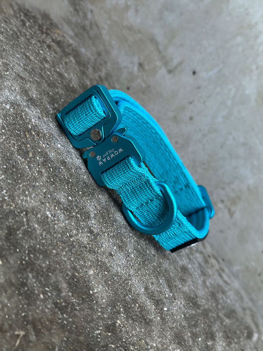 Taktisches Hundehalsband ULTRA LIGHT Hellblau Edition XXS