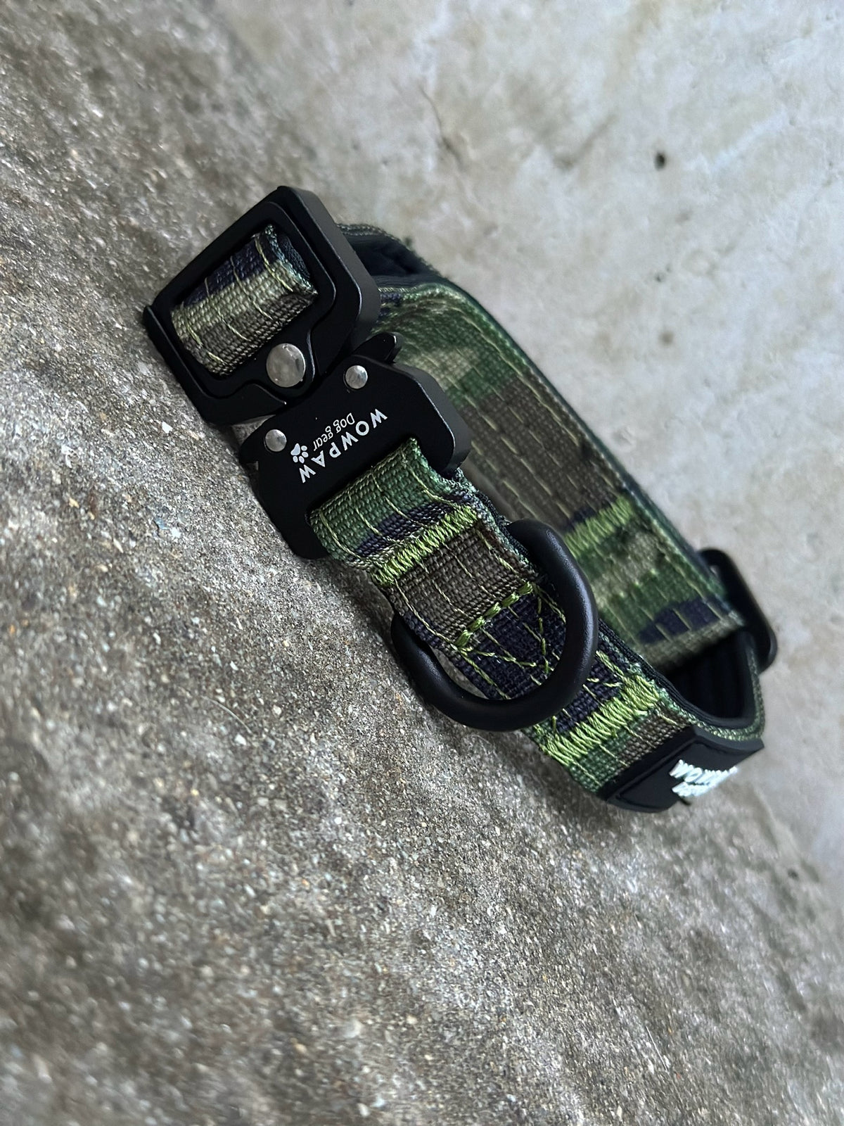 Taktisches Hundehalsband ULTRA LIGHT Army green Camouflage XS
