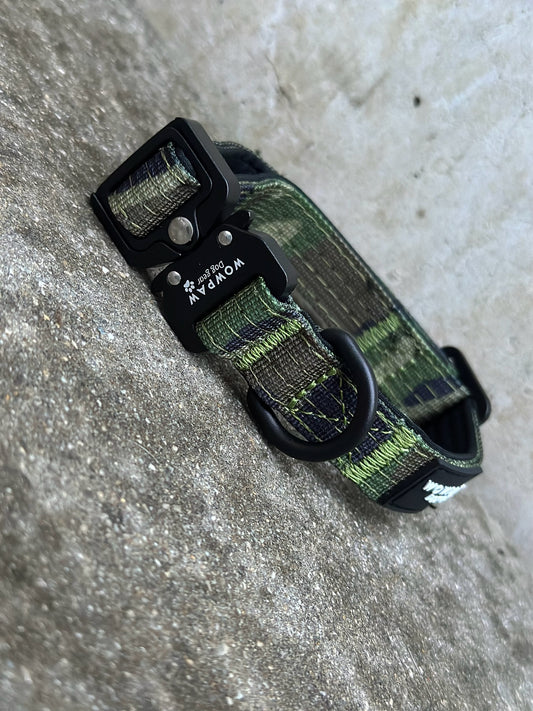Taktisches Hundehalsband ULTRA LIGHT Army green Camouflage XS