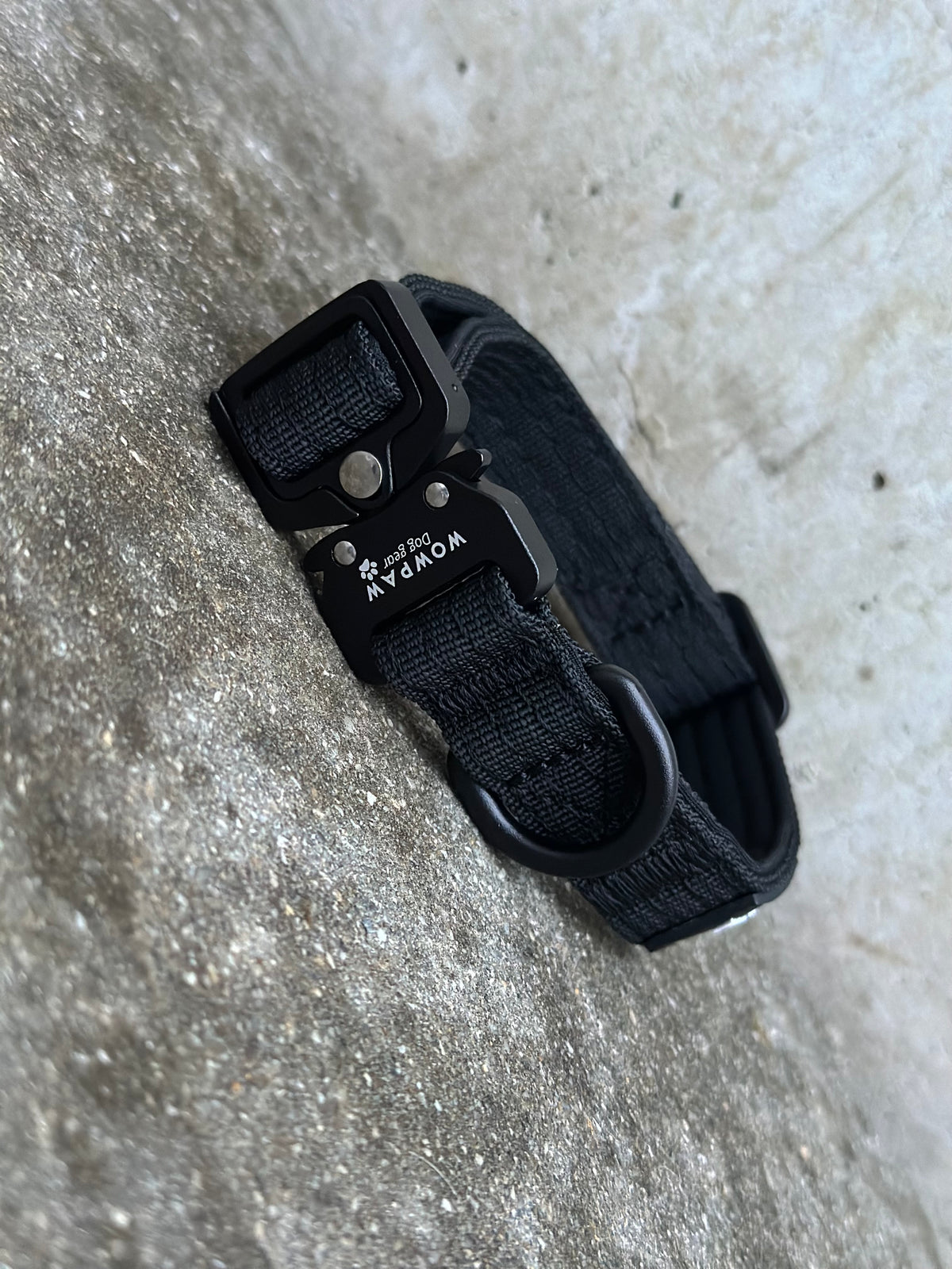 Taktisches Hundehalsband ULTRA LIGHT Schwarz XS