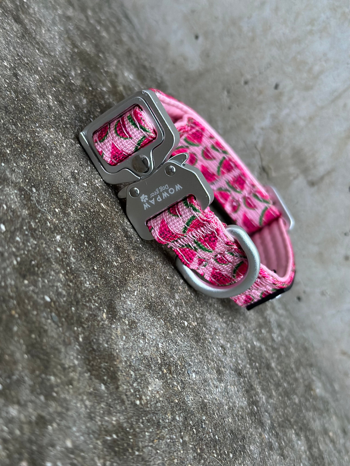 Taktisches Hundehalsband ULTRA LIGHT Wassermelonen XS