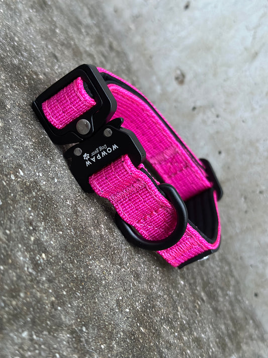 Taktisches Hundehalsband ULTRA LIGHT Magenta XS