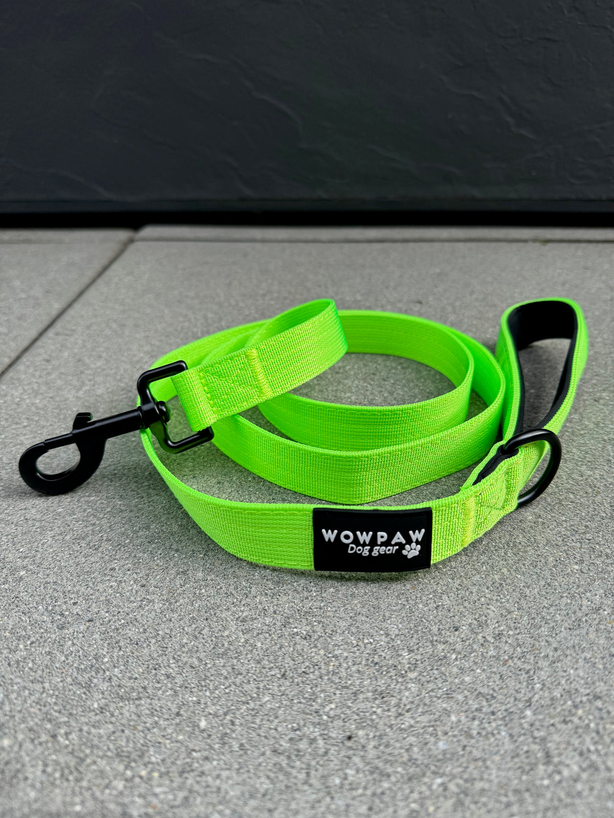Guinzaglio standard per cani M, lunghezza 1,5m, verde neon