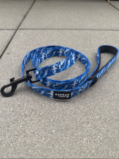Guinzaglio standard per cani S, lunghezza 1,5m, mimetico blu