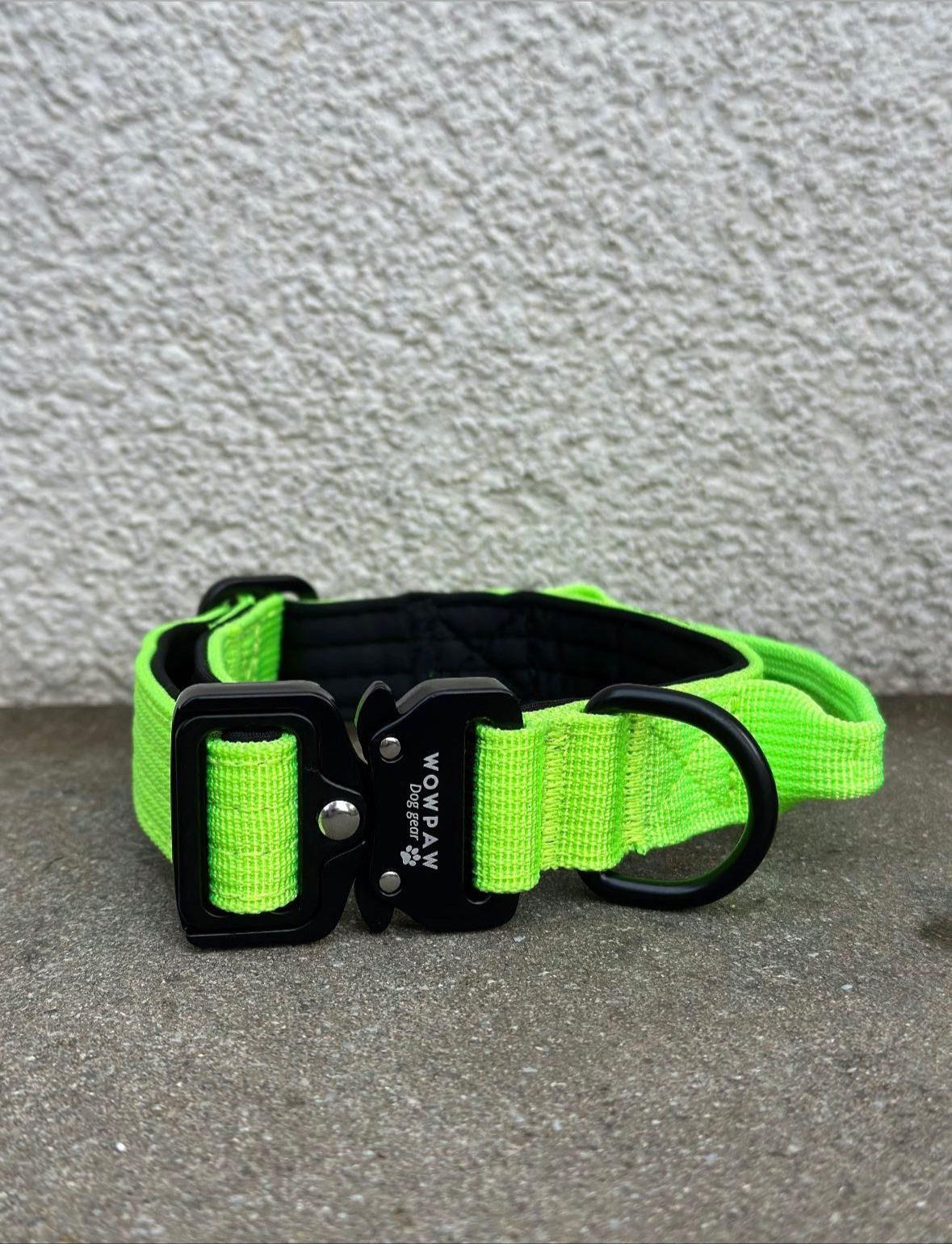 Collare tattico per cani di alta qualità XS 2,5cm verde neon