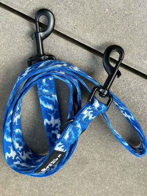 Guinzaglio standard per cani M regolabile, lunghezza 2m, mimetico