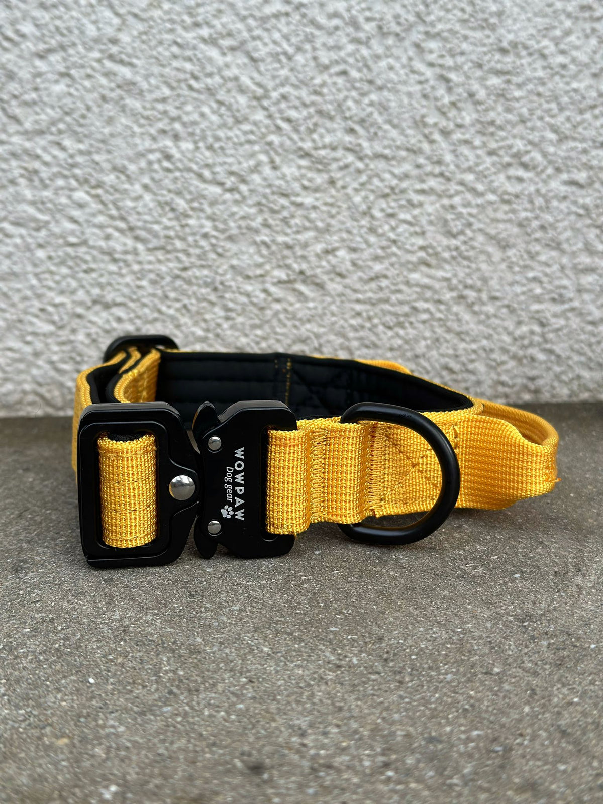 Collare tattico per cani di alta qualità XS 2,5cm giallo scuro