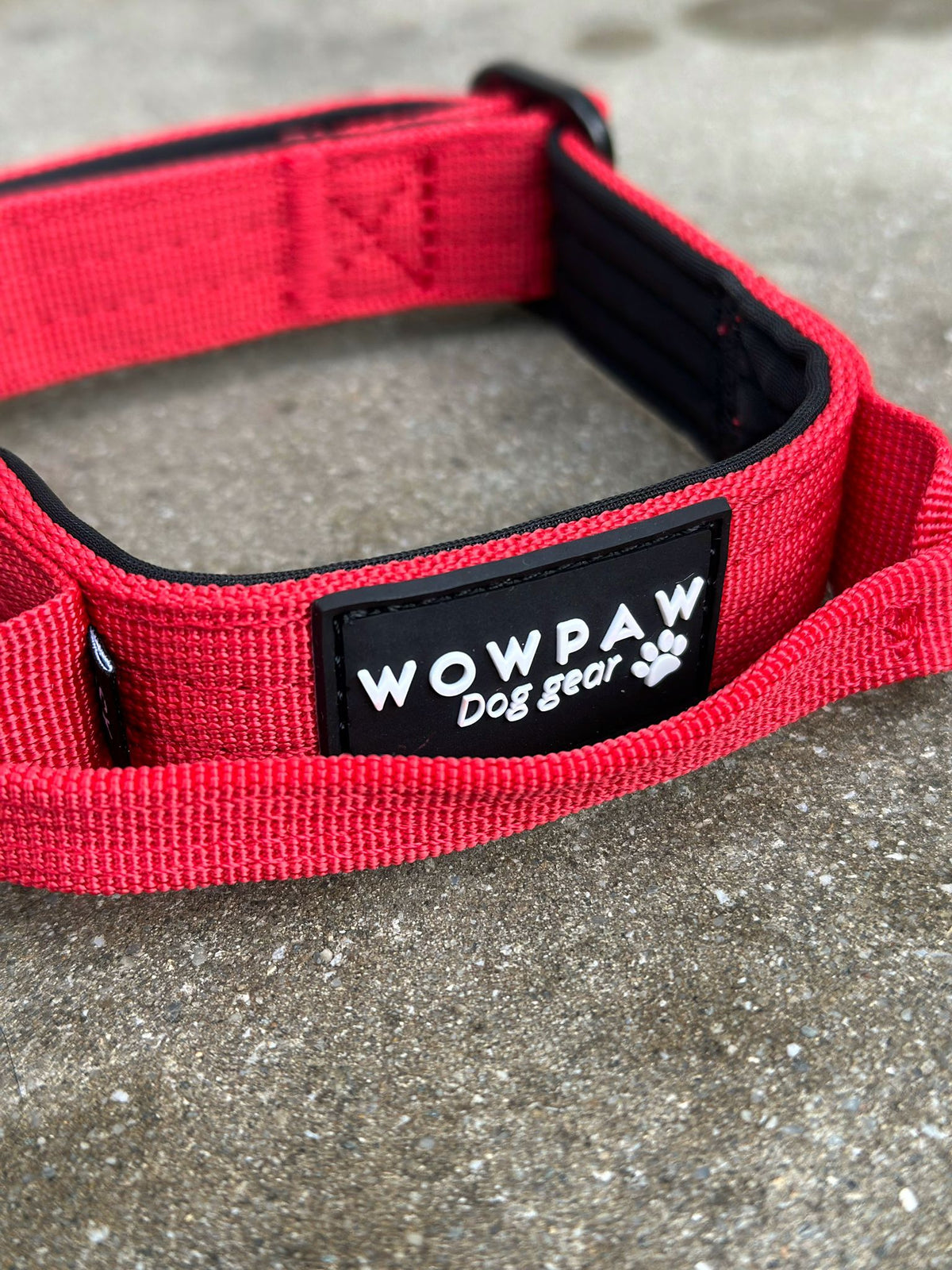 Collare tattico per cani di alta qualità XS 2,5cm rosso