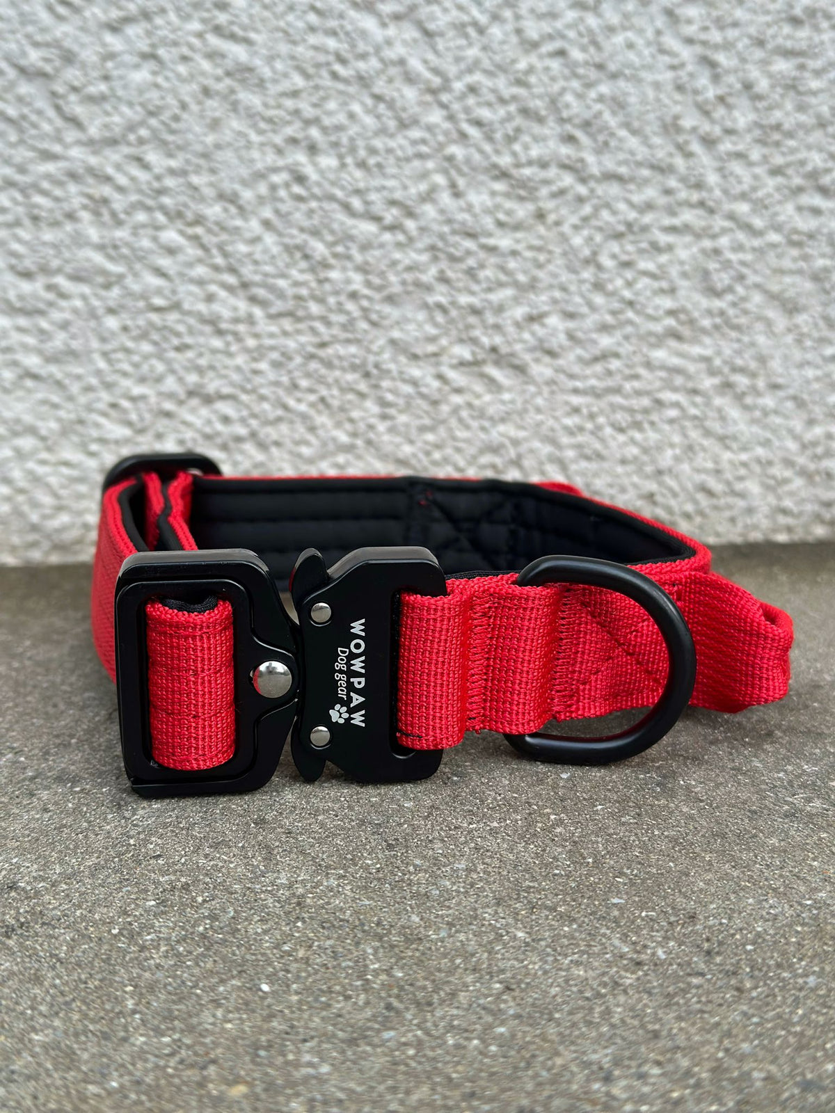 Collare tattico per cani di alta qualità XS 2,5cm rosso