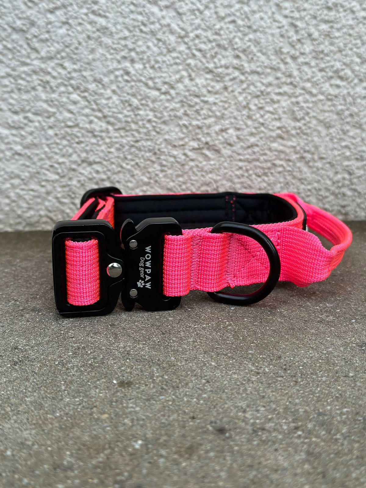 Collare tattico per cani di alta qualità XS 2,5cm rosa neon