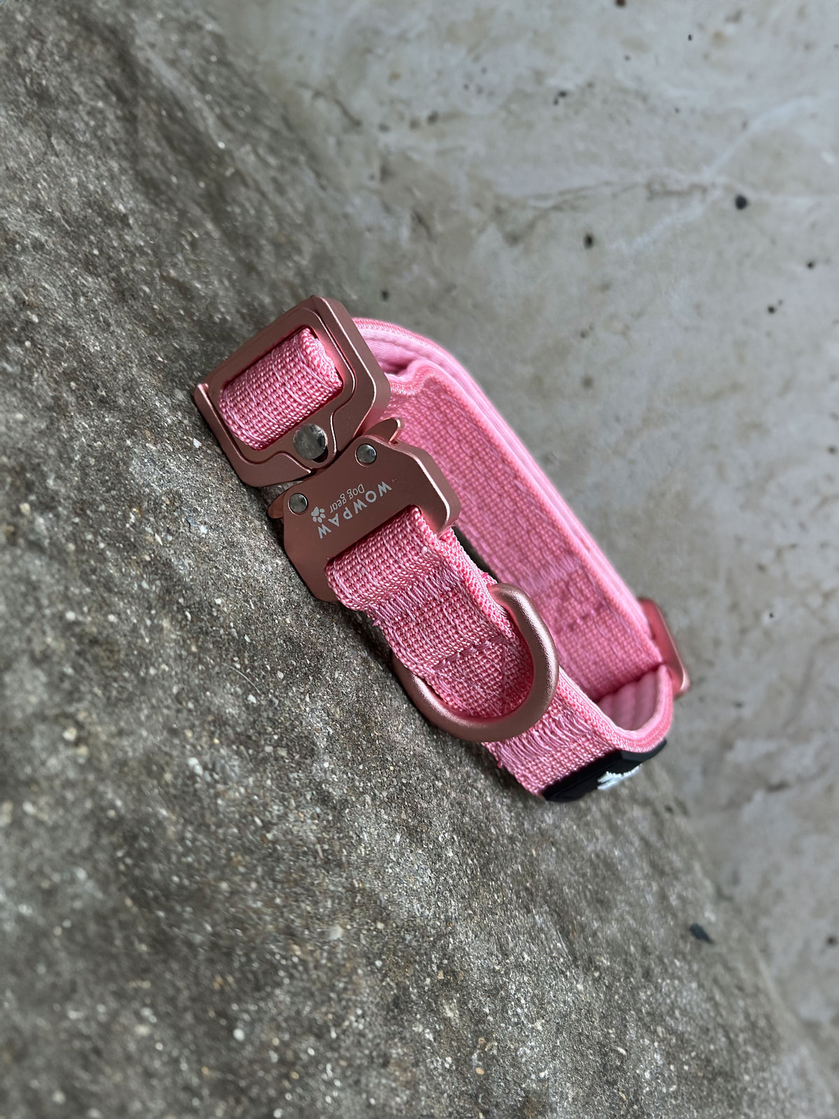 Taktisches Hundehalsband ULTRA LIGHT Rosa Edition XS